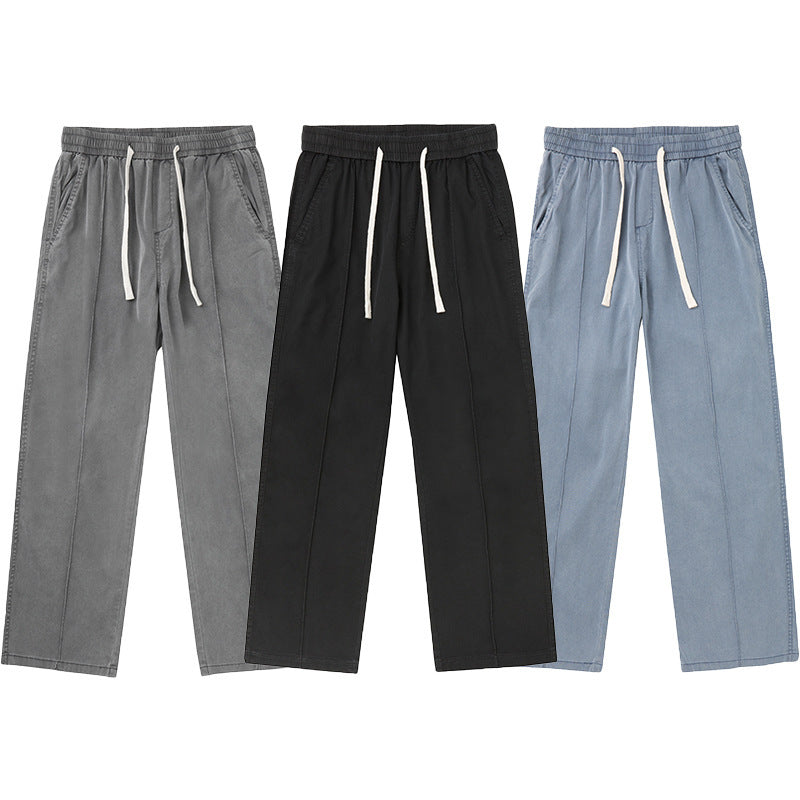 Fashion Brand Loose Breathable Straight Trousers