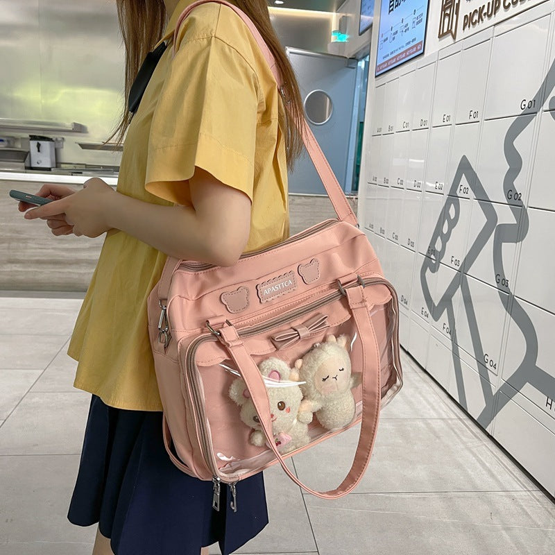 Large Capacity Shoulder Bag Women's Japanese Style Secondary Yuan