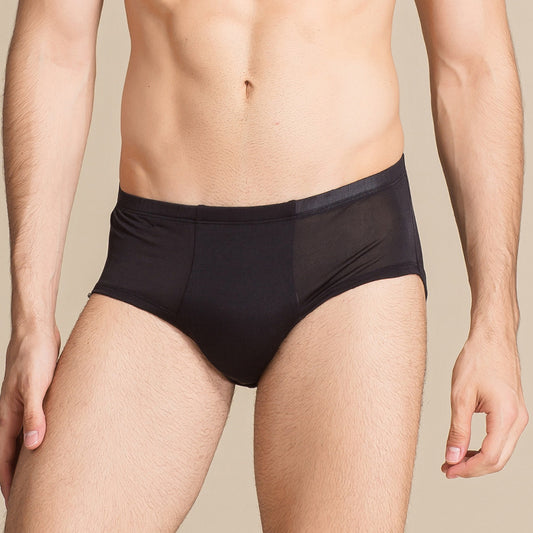 Summer Natural Mulberry Silk Men's Underwear