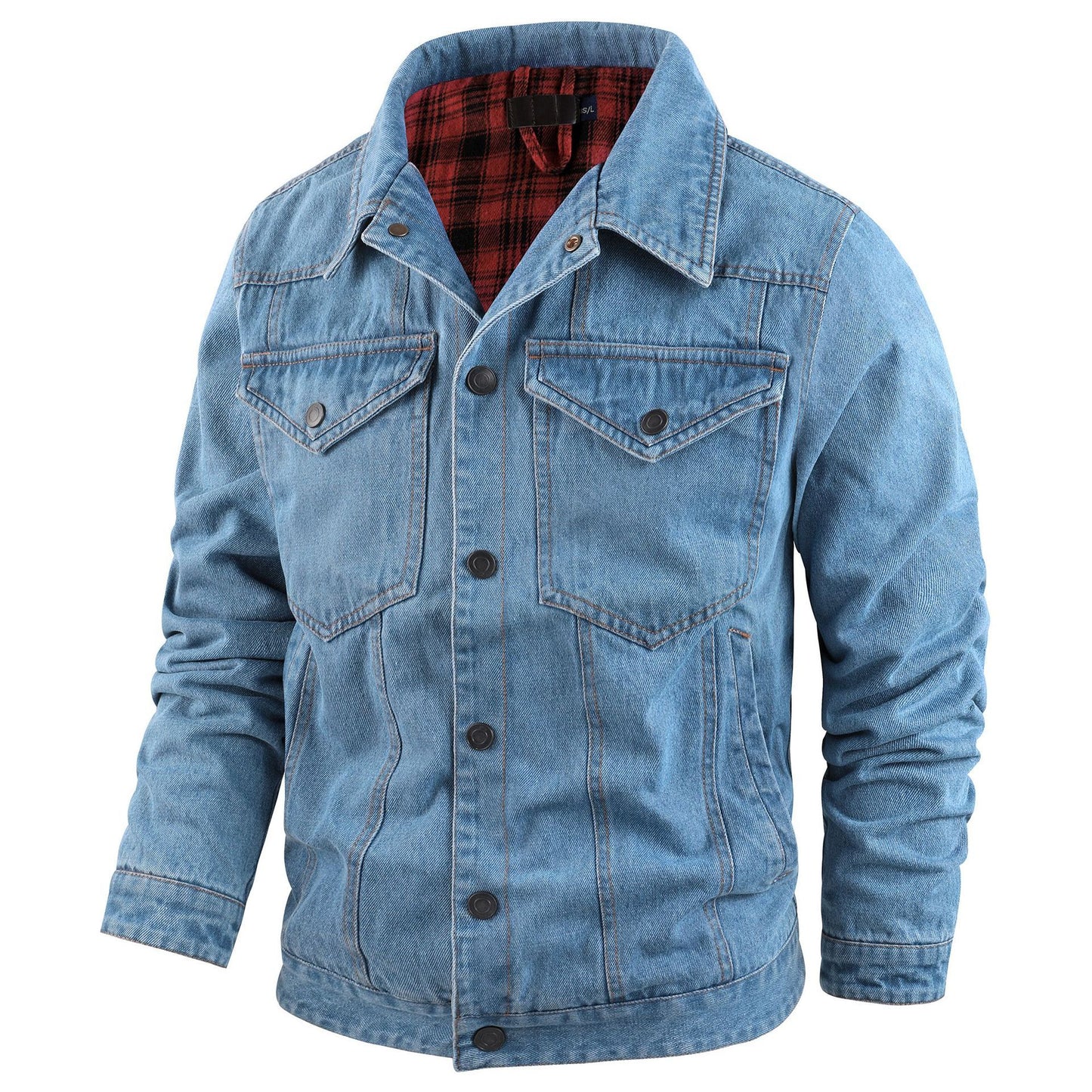 Men's Plus Size Casual Jacket Denim