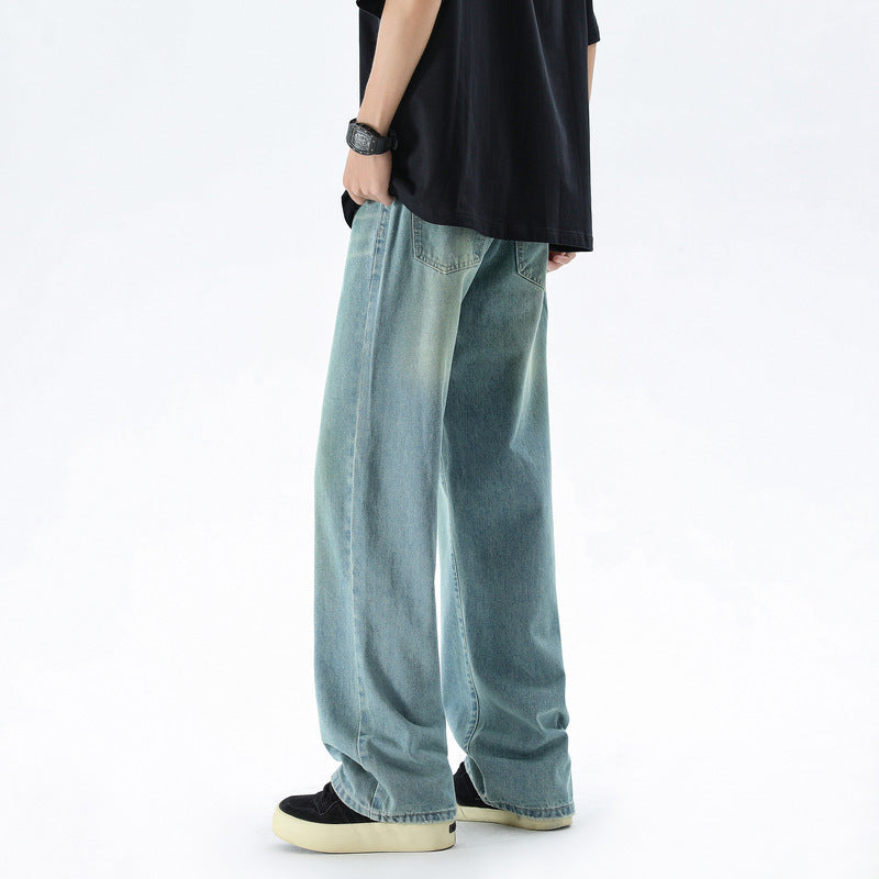 All-matching Fashion Brand Loose Straight Long Pants