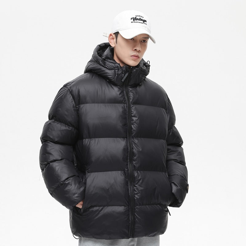 Hooded Warm Windproof Loose Cotton Padded Jacket