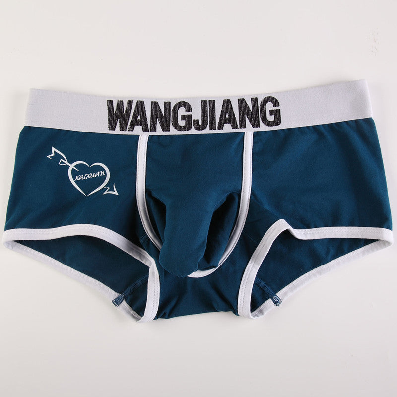 Men's Underwear Boxers Low Waist Cotton U Convex Trunk Fashion Sexy Men's Boxers