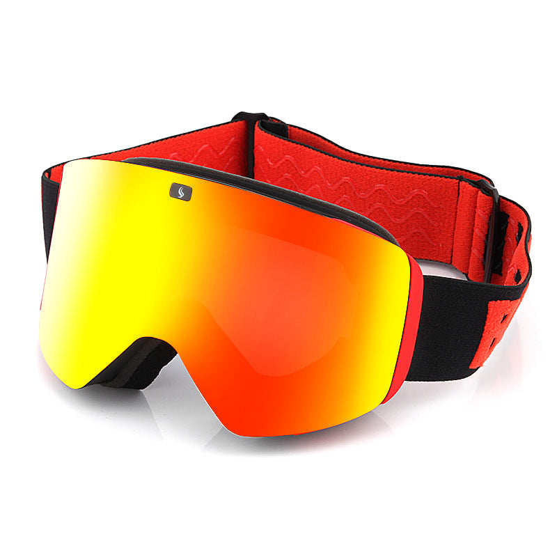 Ski Double-layer Anti-fog Large Vision KOCA UV Protection Large Cylindrical Mountaineering Goggles