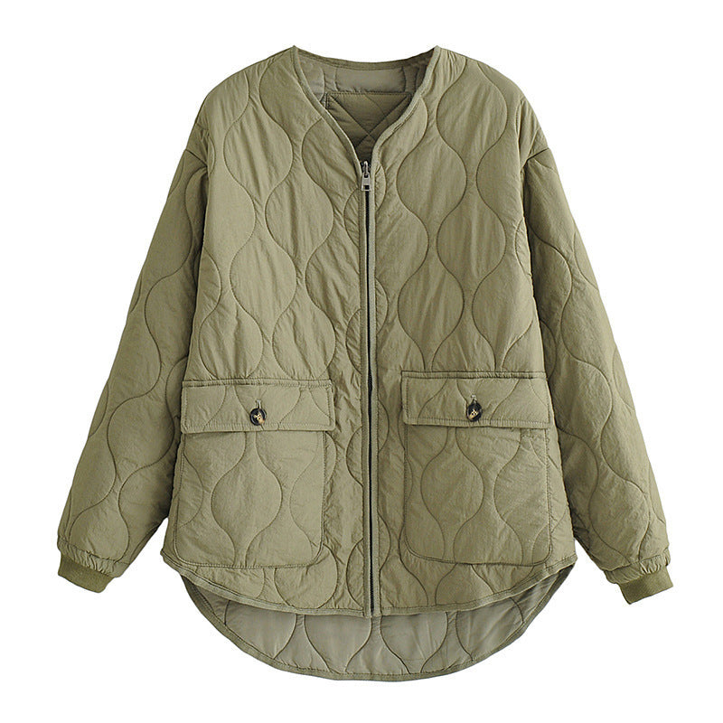 Women's Retro Double-sided Cotton-padded Jacket Thin