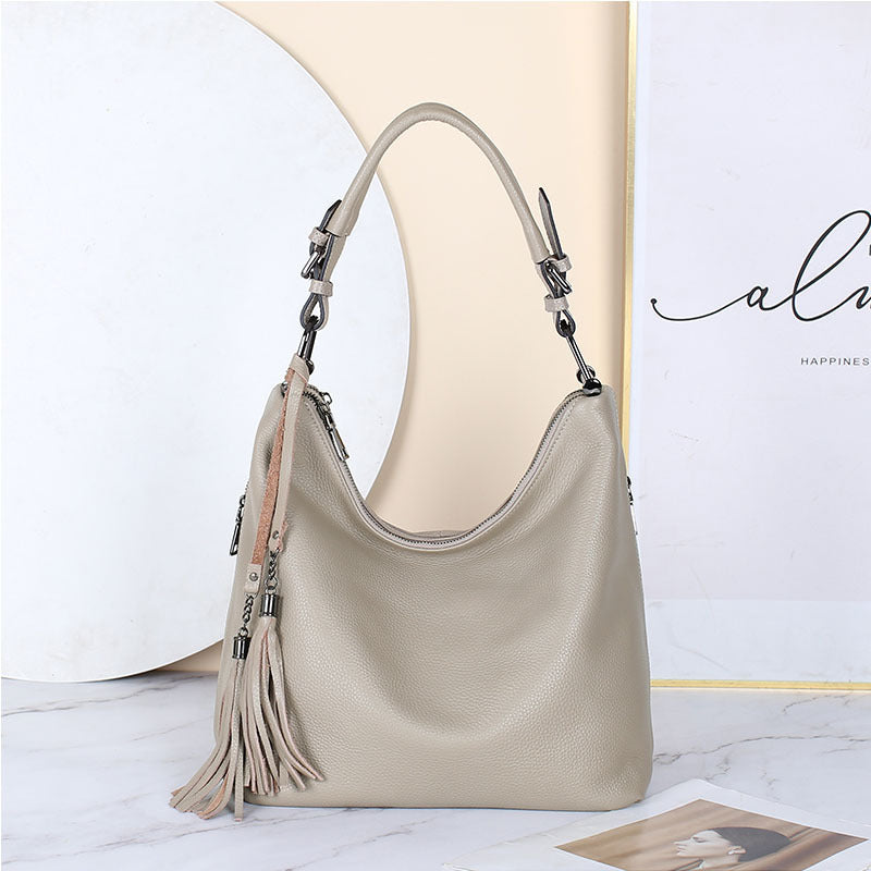 Women's First Layer Cowhide Shoulder Bag