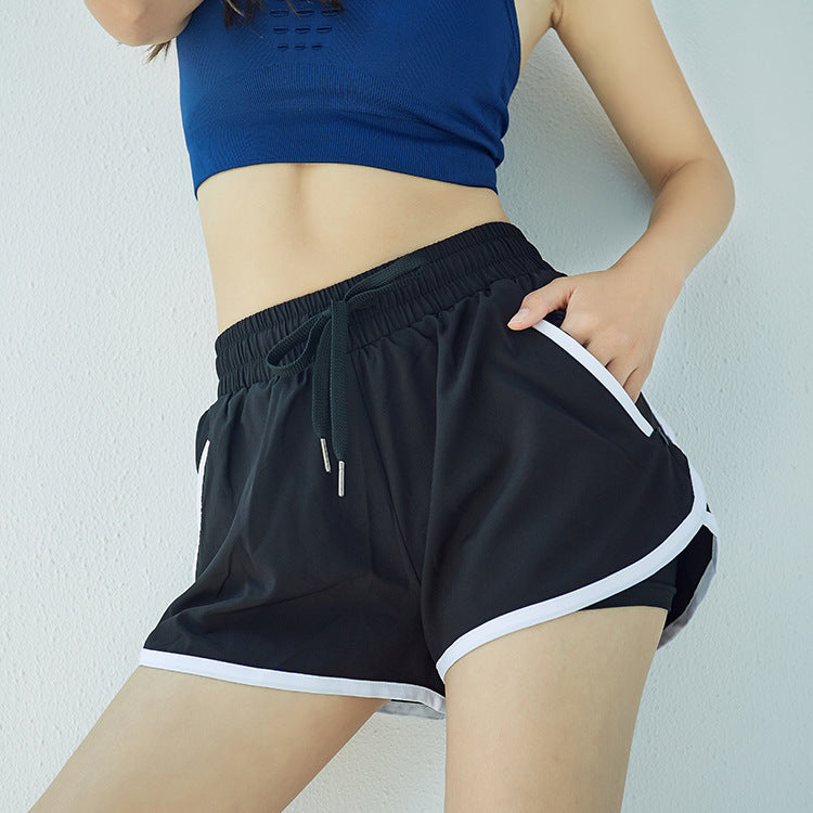 High waist sports shorts for women