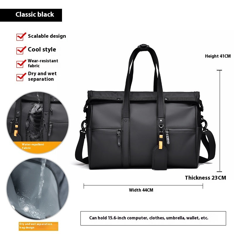 Waterproof Sporty Simplicity Hand-held Luggage Bag