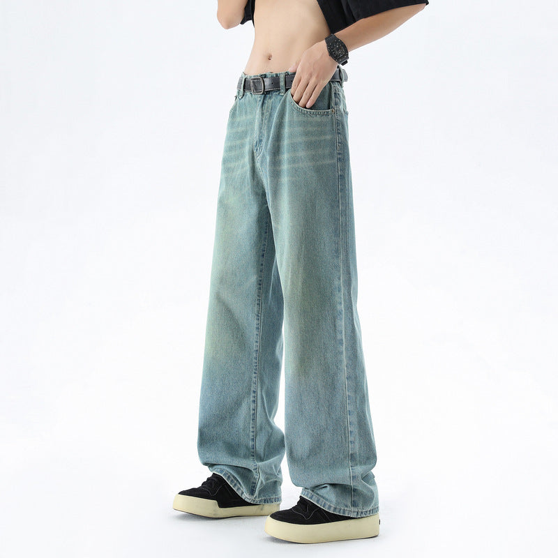 All-matching Fashion Brand Loose Straight Long Pants