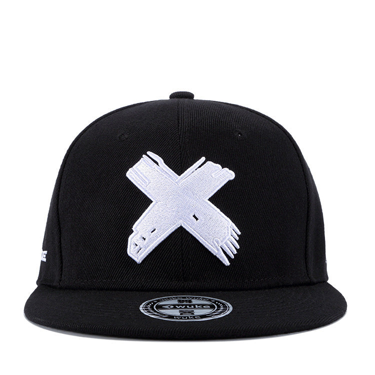 Punk hip hop hat wild flat hat