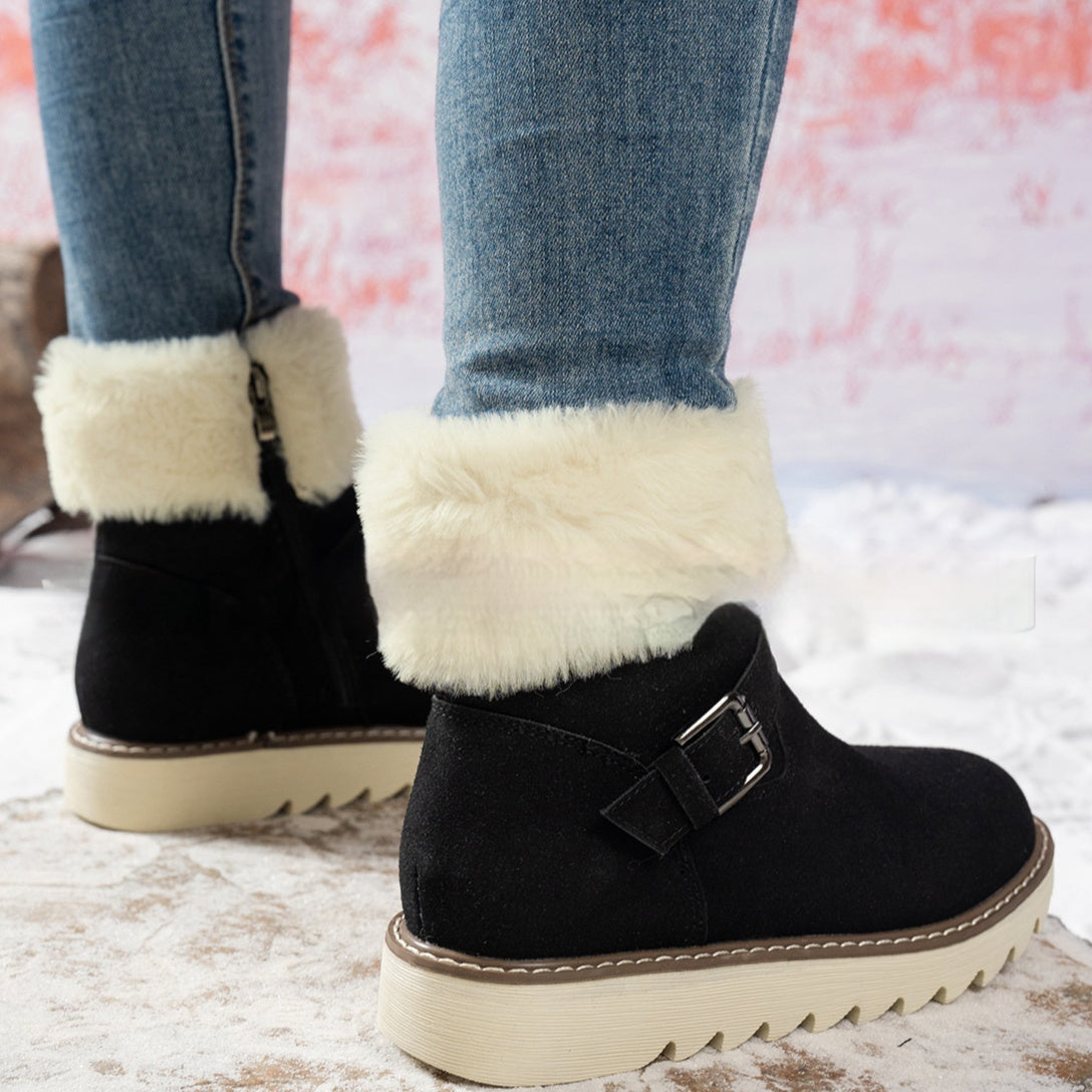 High Quality Middle Tube Platform Snow Boots