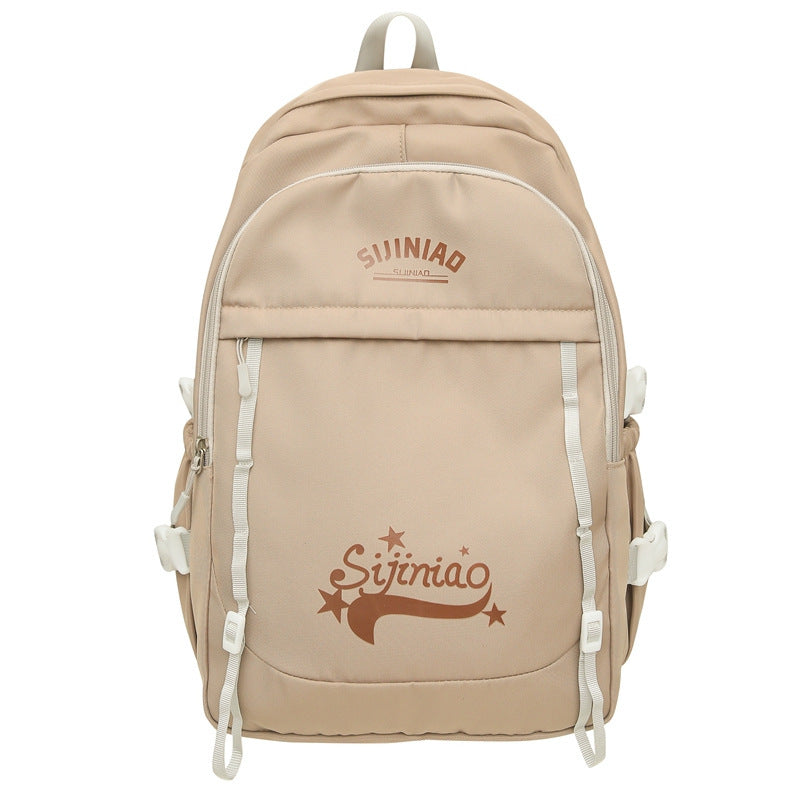 New Lightweight Simple Casual Backpack Female Student Cute