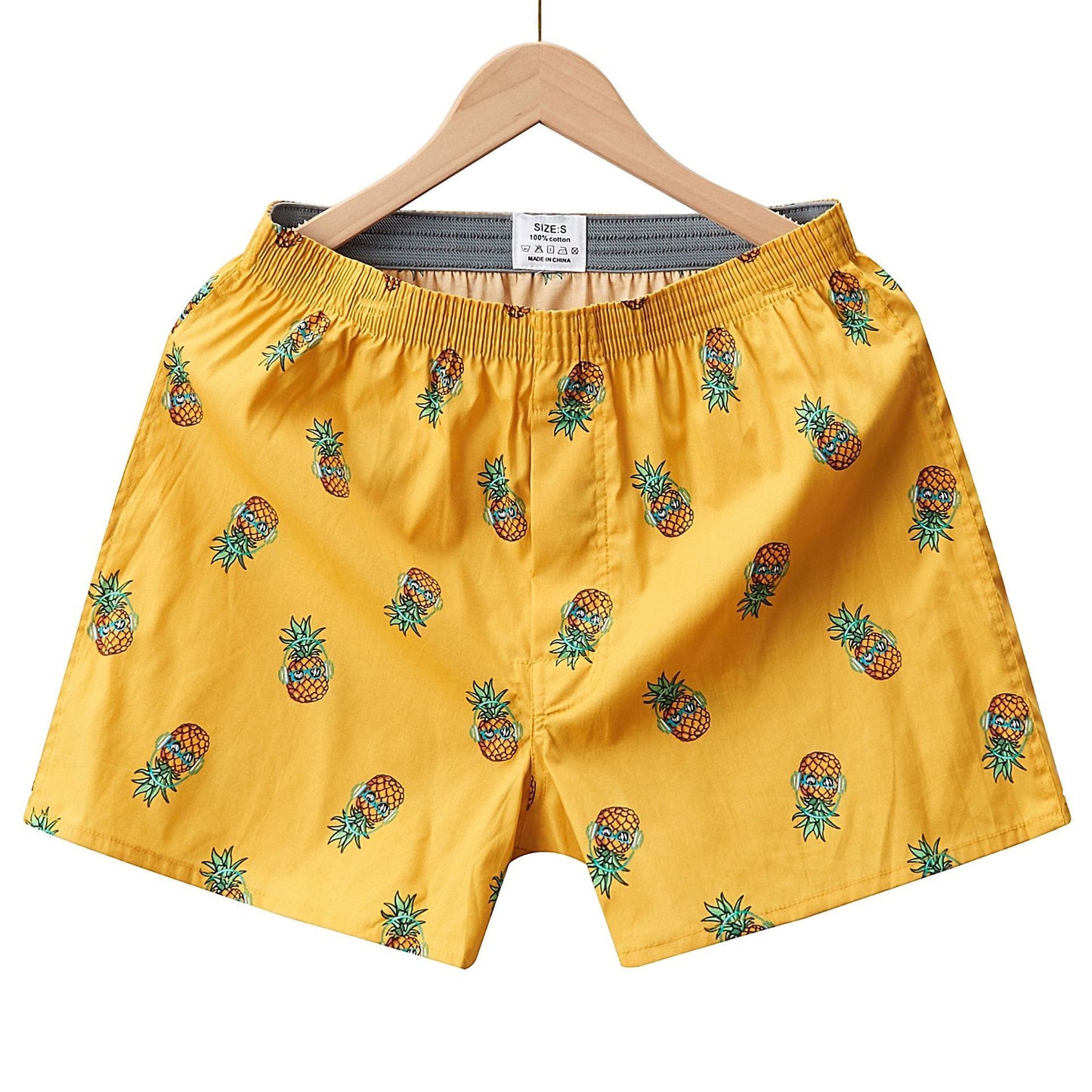 Men's Woven Printed Fashionable Home Shorts