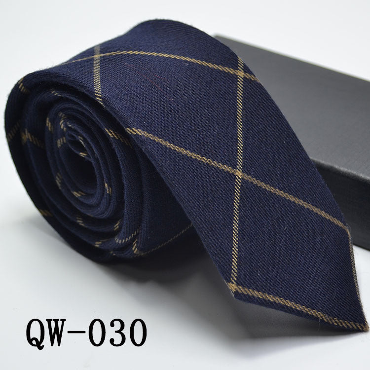 Men's Tie Super Narrow Wool-like Elegant And Elegant