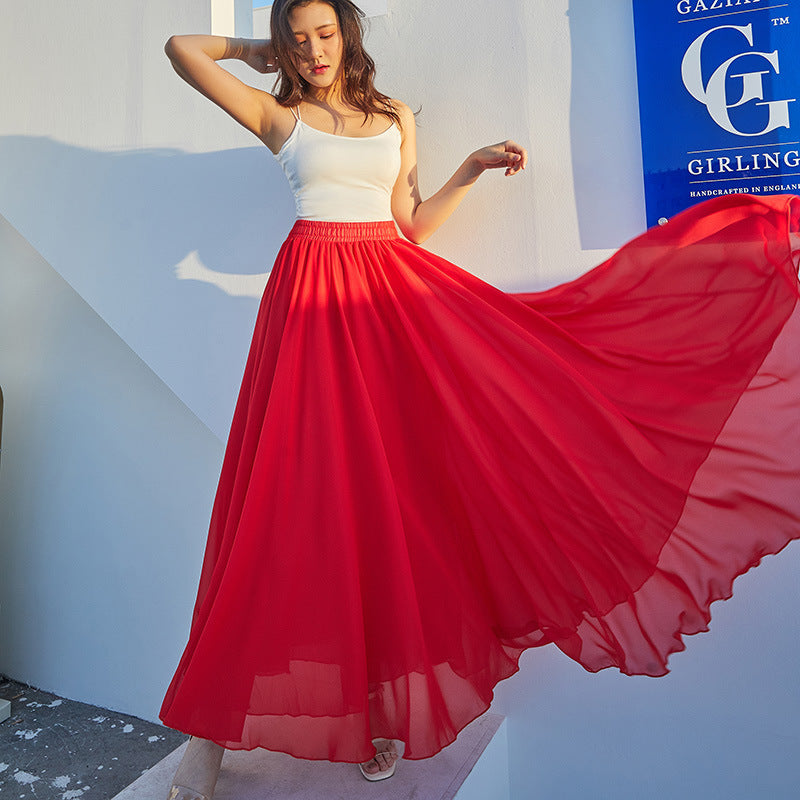 Fashion Personalized Chiffon Dance Skirt For Women