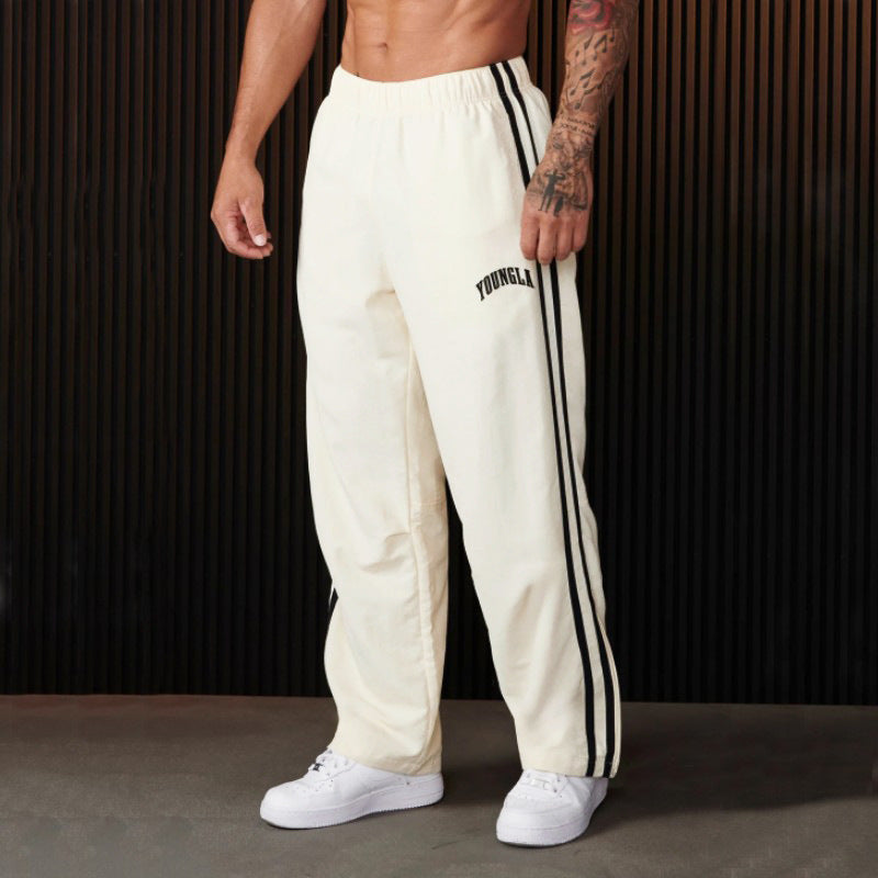 Men's Sports Trousers Straight Woven Quick-drying