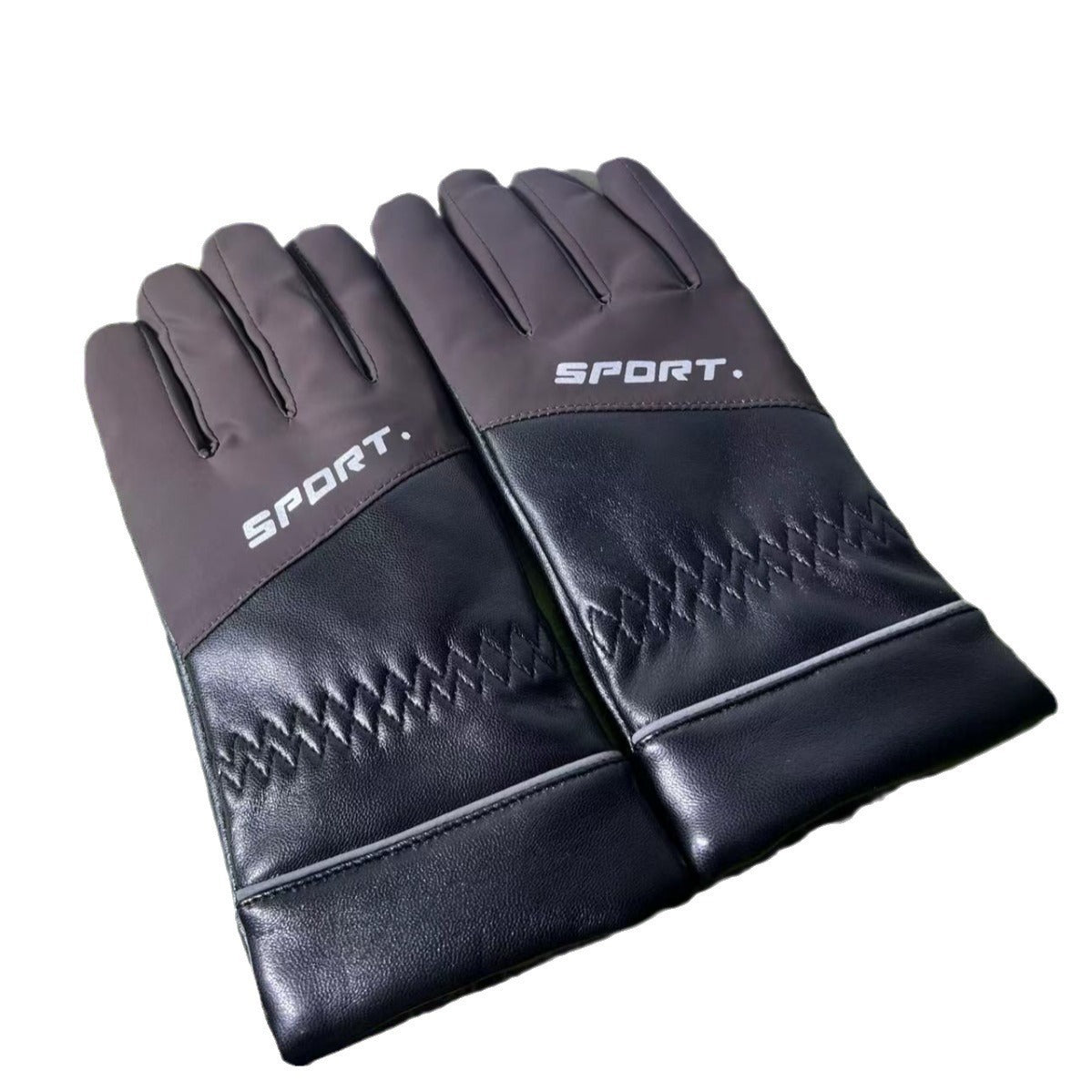 Men's Knitted Gloves Thick Windproof Cold-proof