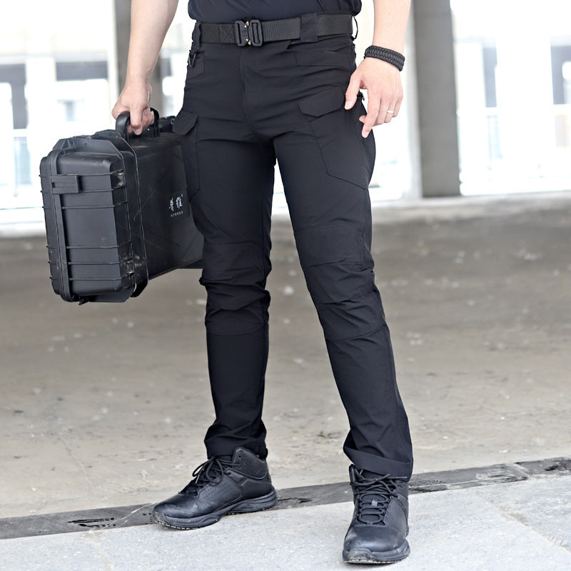 Thin Stretch Comfortable Trousers Outdoor Tactics More Than Breathable Quick-drying Pants Pockets