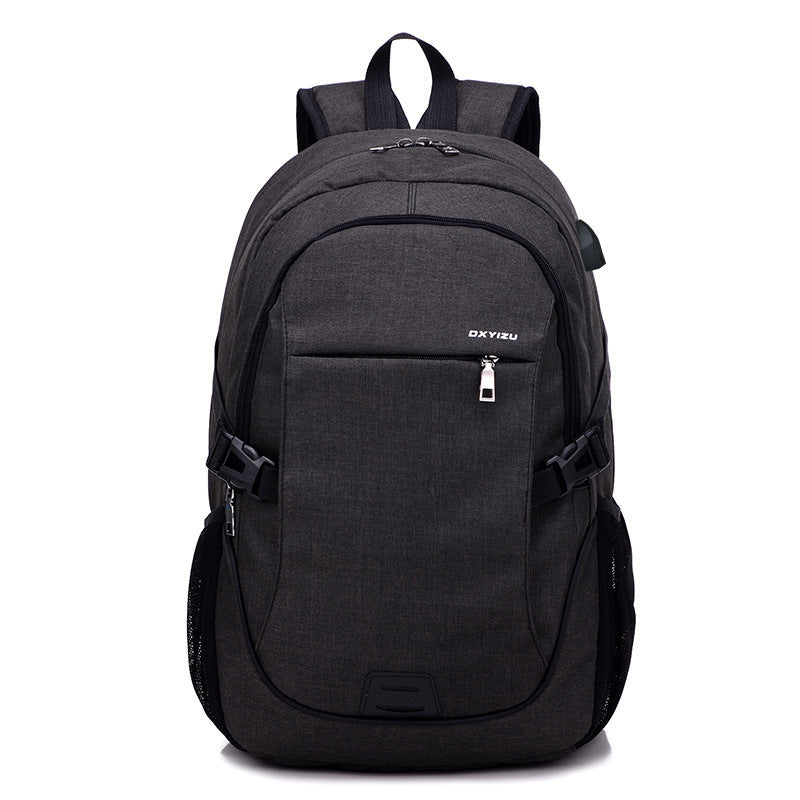 New fashion trend men's backpack, leisure business travel, computer backpack, junior high school schoolbag