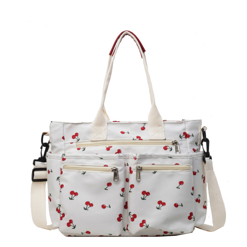 Printed Cherry Women's Shoulder Messenger Bag