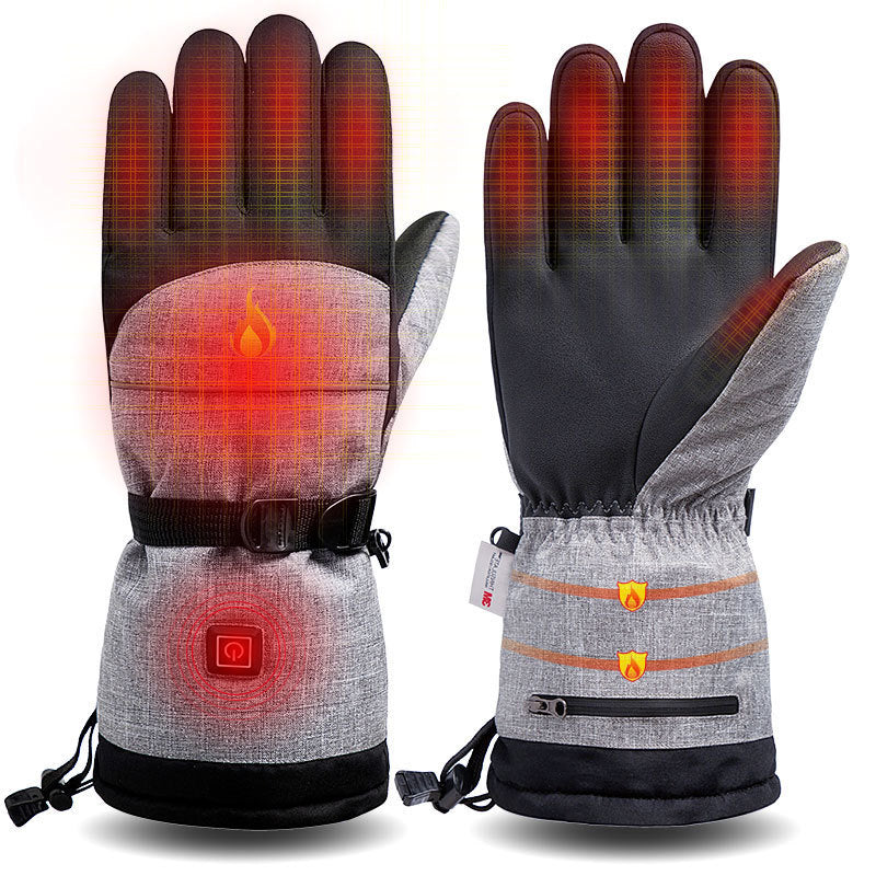 Outdoor cold and warm three-speed thermostat gloves