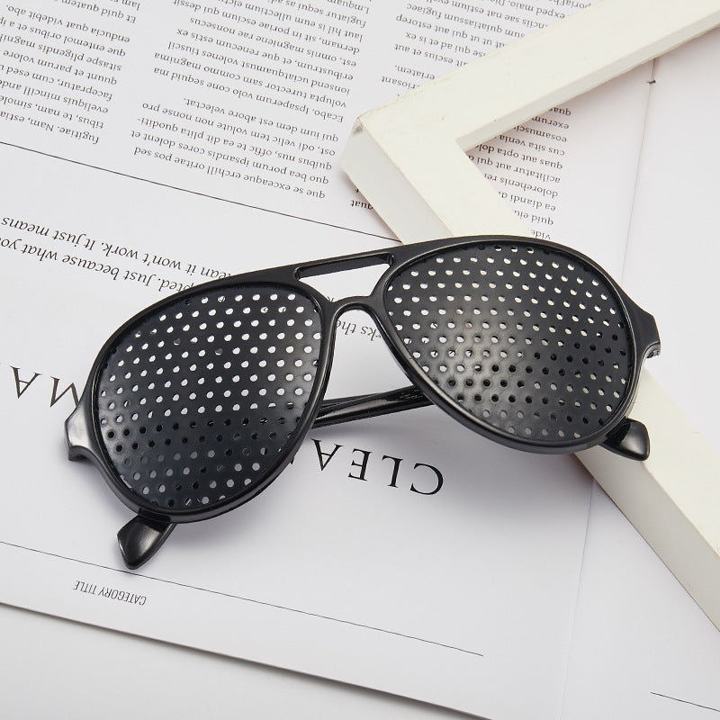 Sunglasses Pinhole Decoration Fashion Retro