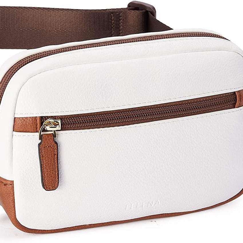 Pu Leather Waist Bag Adjustable Shoulder Strap