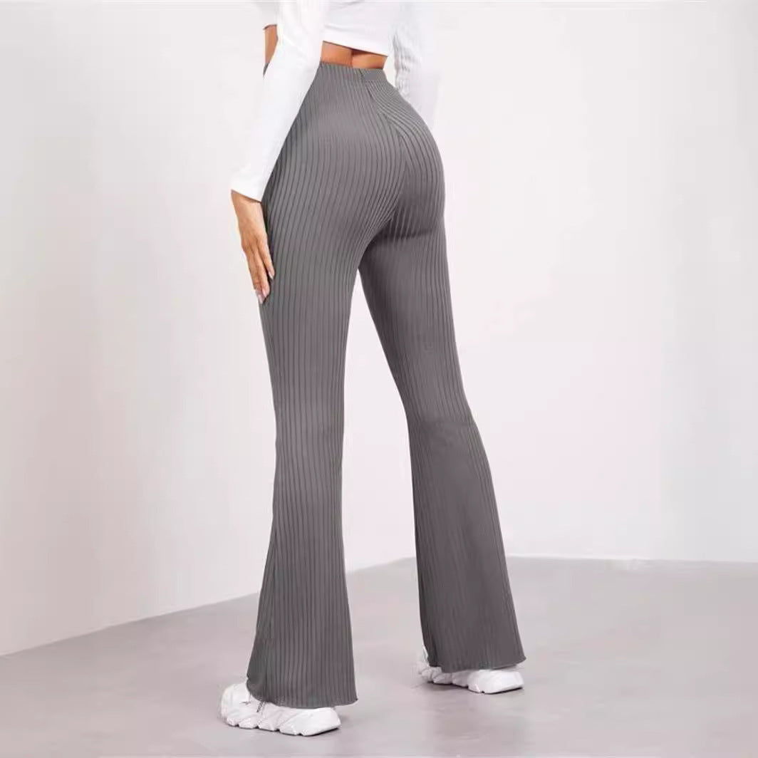 Horn High Waist Yoga Pants Sports Trousers