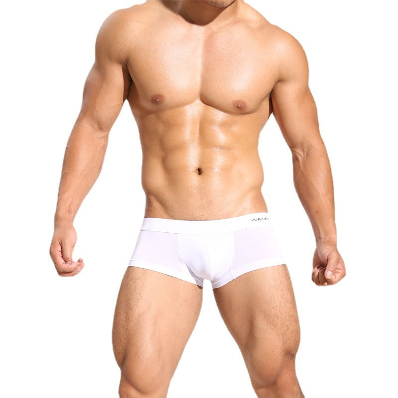 Men's Solid Color Breathable Plus Size Modal Underwear