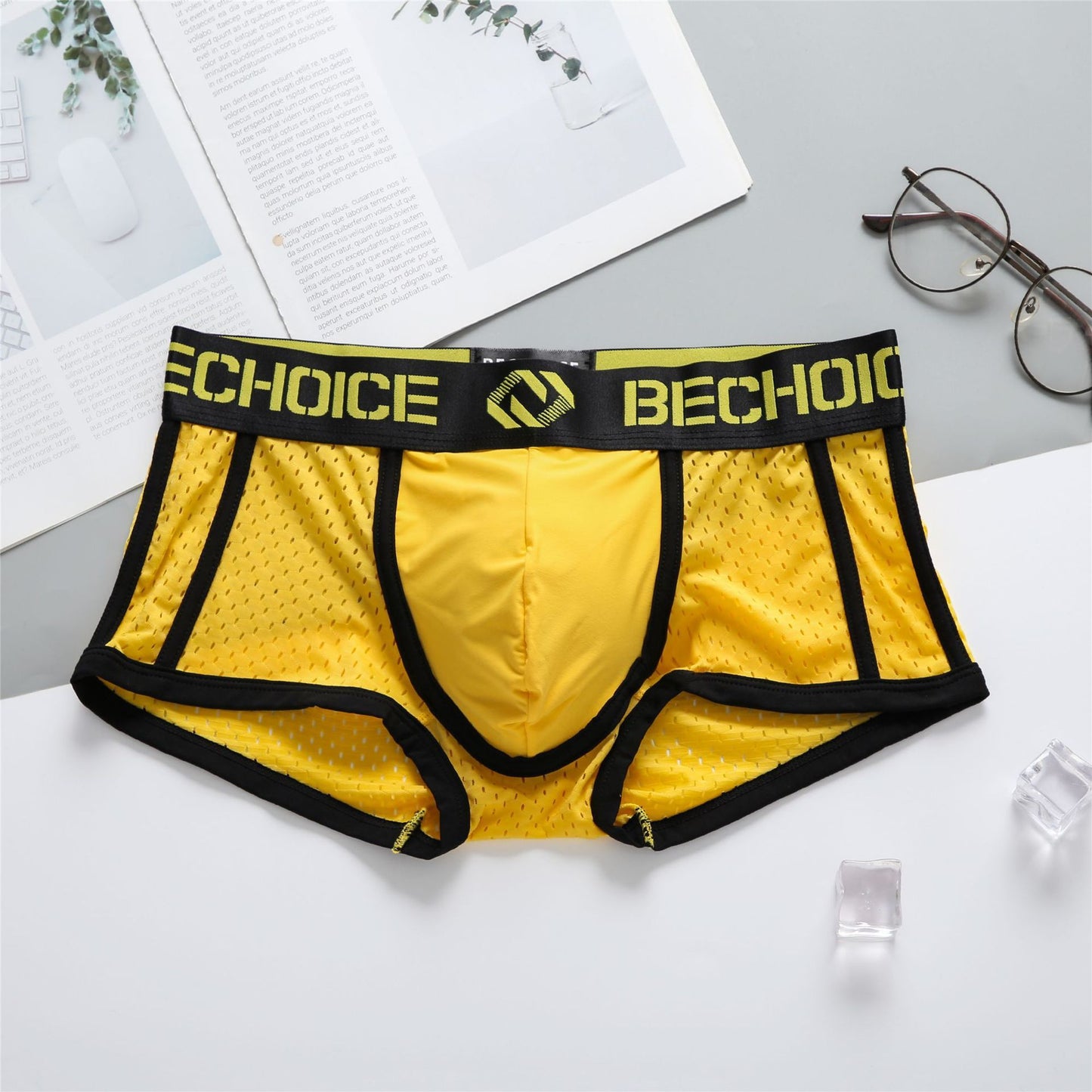 Low Waist Mesh Breathable Comfortable Men's Underwear