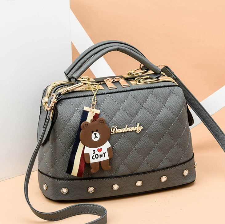 autumn and winter trend new single shoulder diagonal small bag Korean fashion handbag small square bag