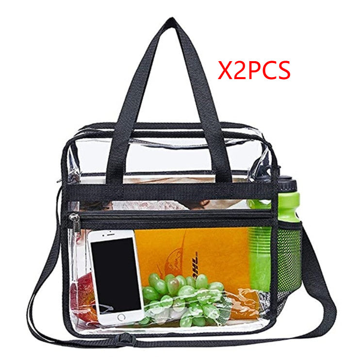 PVC Transparent Large Capacity Supermarket Shopping Bag