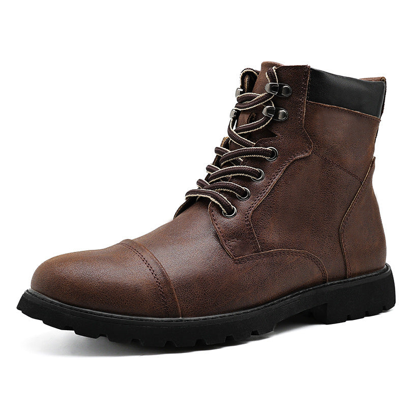 Fall Winter Men Boots British Style