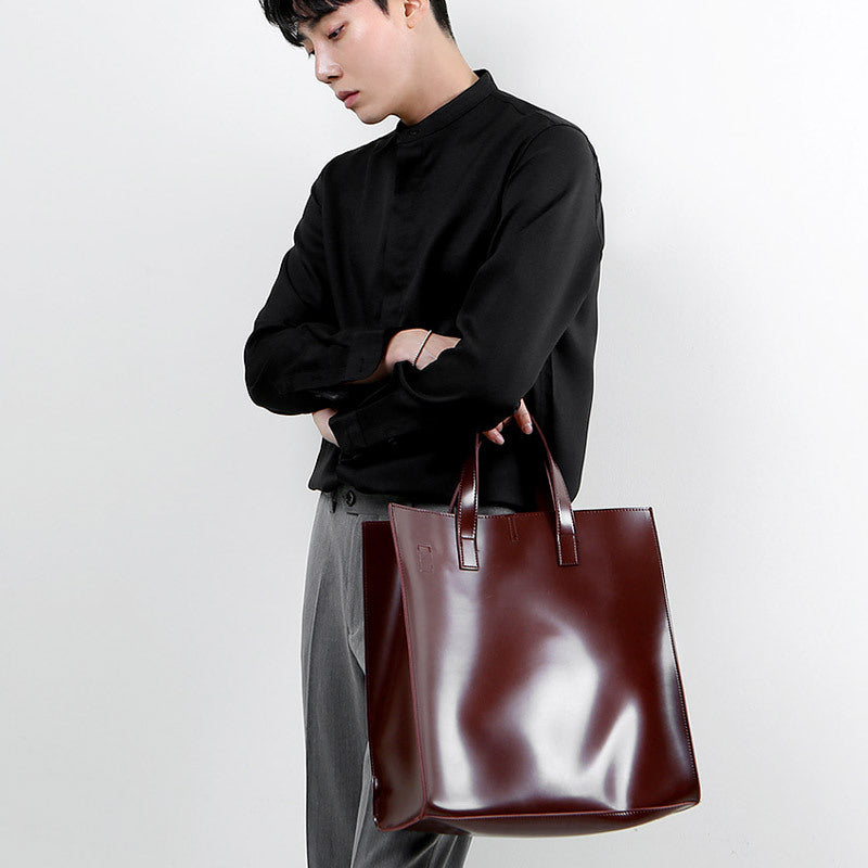 Korean Style Men's PU Handbag Fashion Retro