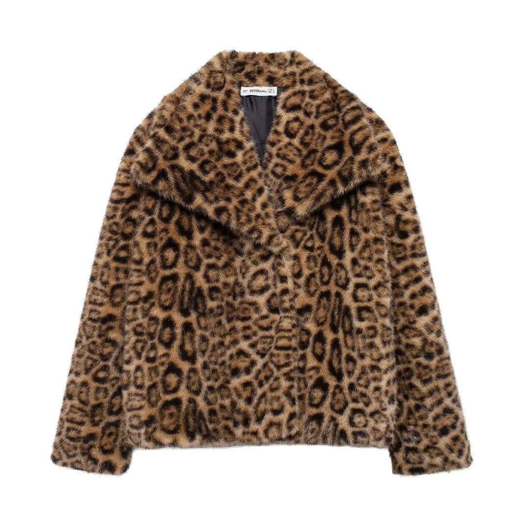 Women's Faux Fur Fluffy Jacket