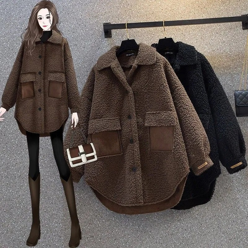 Mid-length Cotton Clothing Thick Cotton Coat