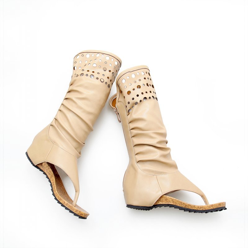 Spring And Summer Casual Flat Toe Sandal Boots