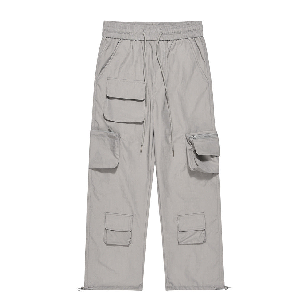 Multi-pocket Cargo Pants Trendy Loose Drooping Men's