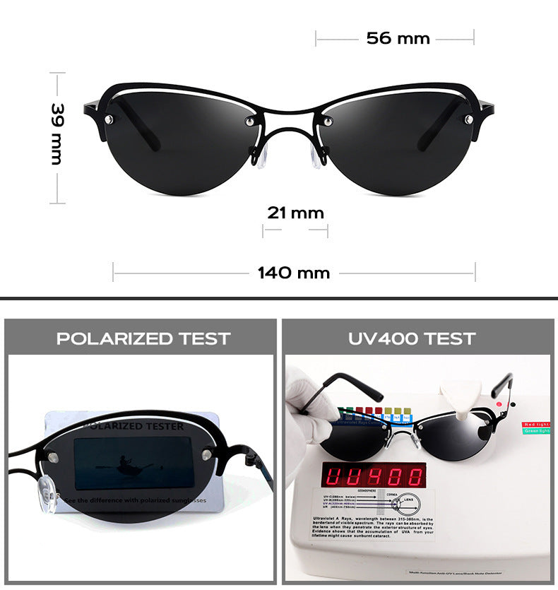 Ultra Light Frameless Sunglasses For Driving