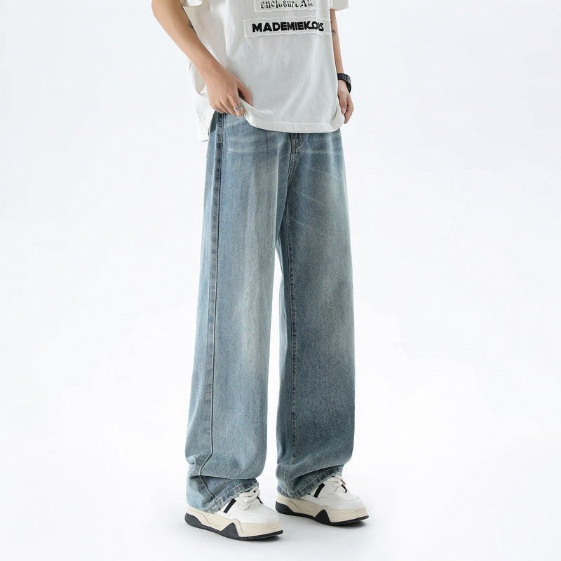 All-matching Loose Wide Leg Straight Long Pants