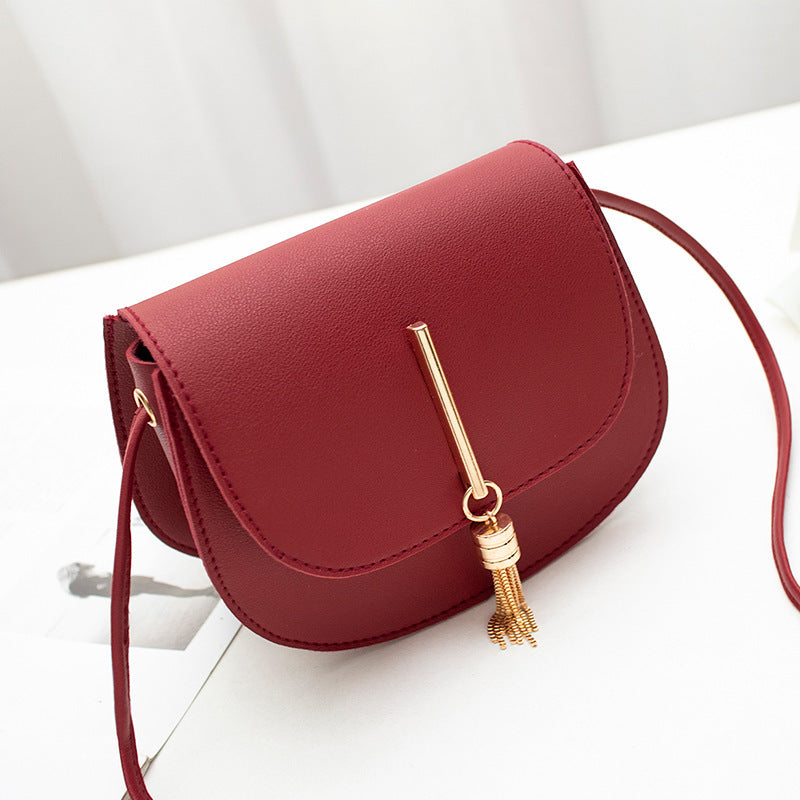 Shoulder bag tassel round bag women bag