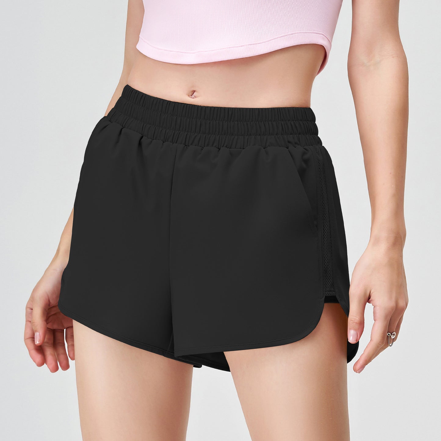 Women's Loose Quick-drying High Waist Breathable Outdoor Casual Running Shorts