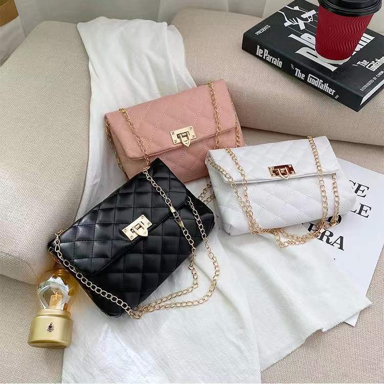 All-match Diamond Chain Shoulder Bag For Women