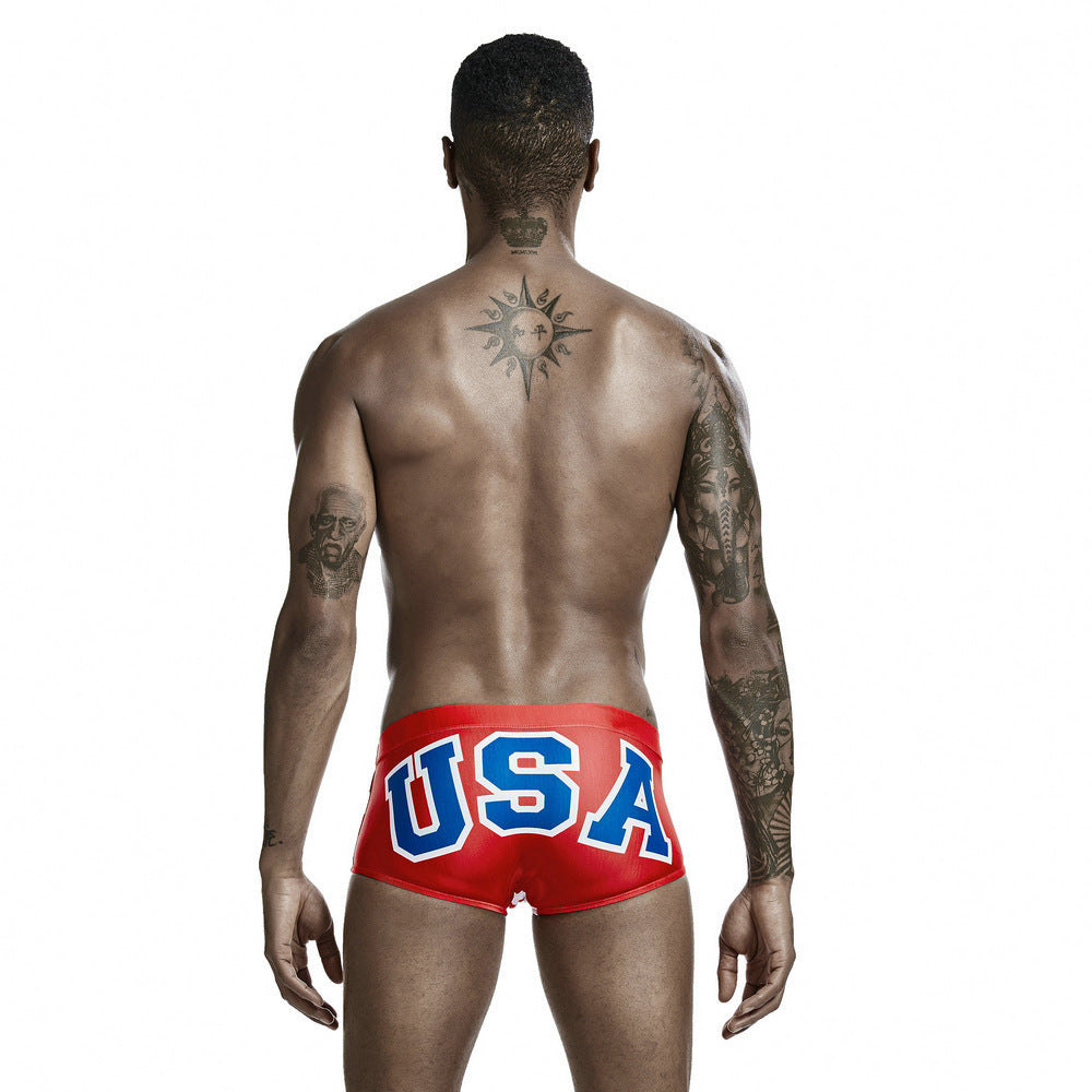 Men's Swimming Trunks Cross-border Men's Swimming Trunks Flag Swimming Trunks Men