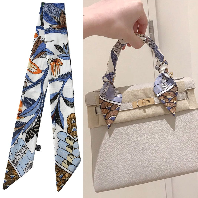 Ribbon Thin Narrow Bag Handle Scarves Decoration