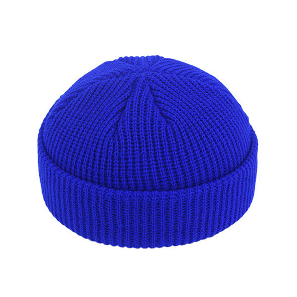 Dome warm short woolen cold hat