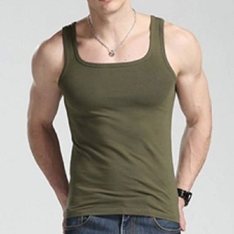 Men's Square Collar Vest