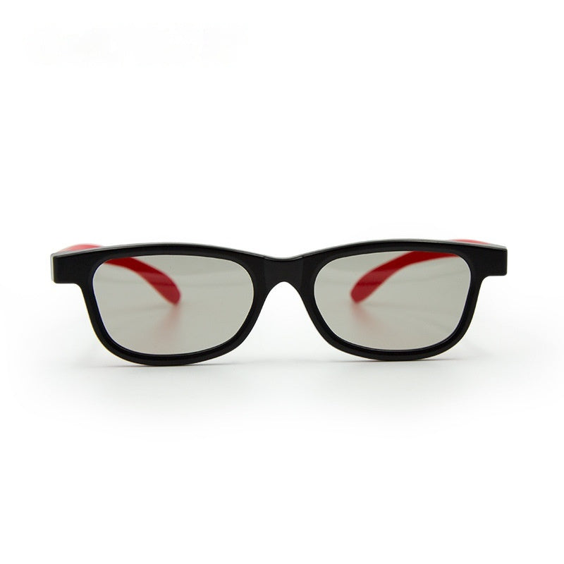 Cinema Sub-transparent Round Polarized Lens Stereo Glasses