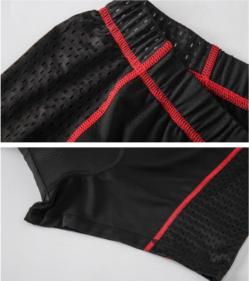 Breathable Cycling Pants Sports Underwear Men's Thickened Shock-absorbing Silica Gel Pad Cycling Shorts