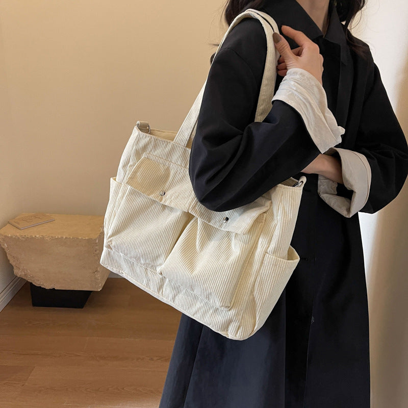 Simple And Versatile Commuting Crossbody Tote Bag